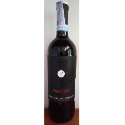 Wine Bottle Fantini Montepulciano D'Abruzzo